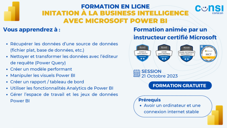 Initiation à la BI avec Microsoft Power BI